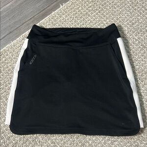 Nike Golf Dri-Fit Skort in Black and White with front and back pockets Sz XS